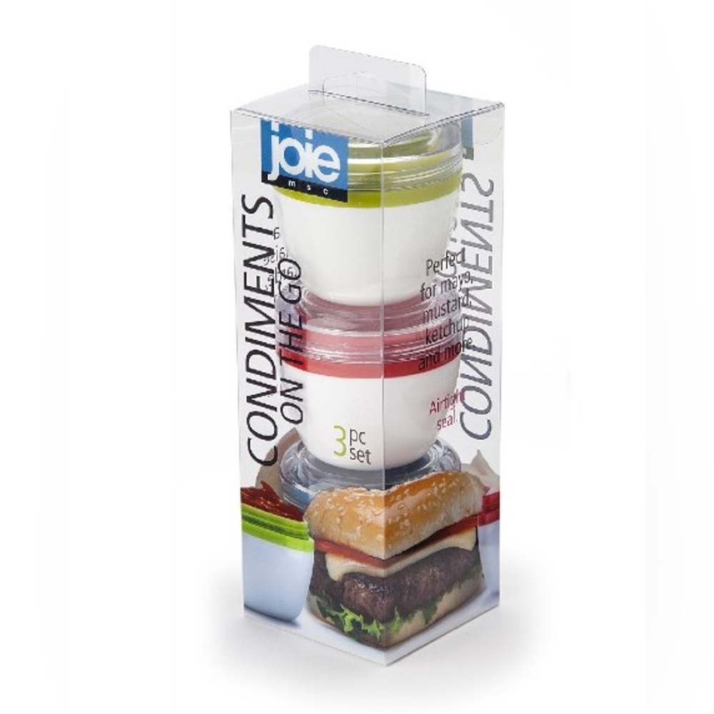 Joie condiments on the go 3 containers